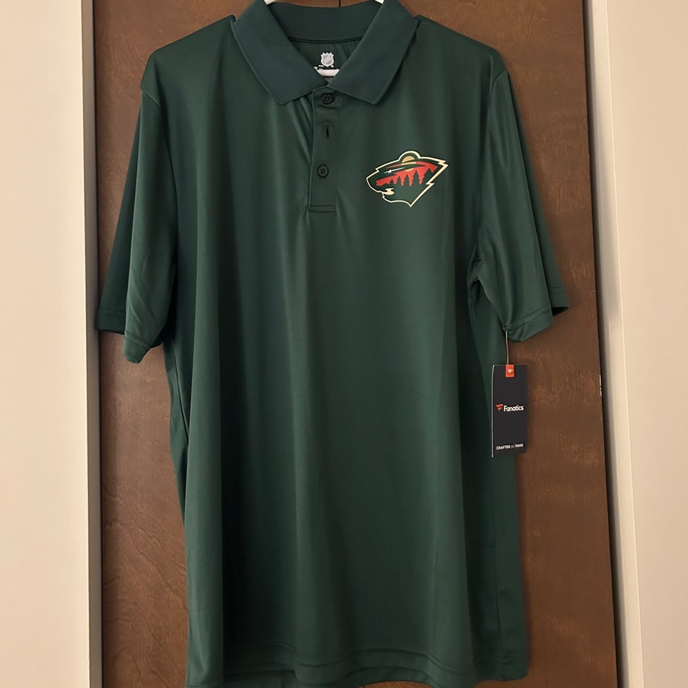 NEW WITH TAGS - Men’s Minnesota Wild Polo.
